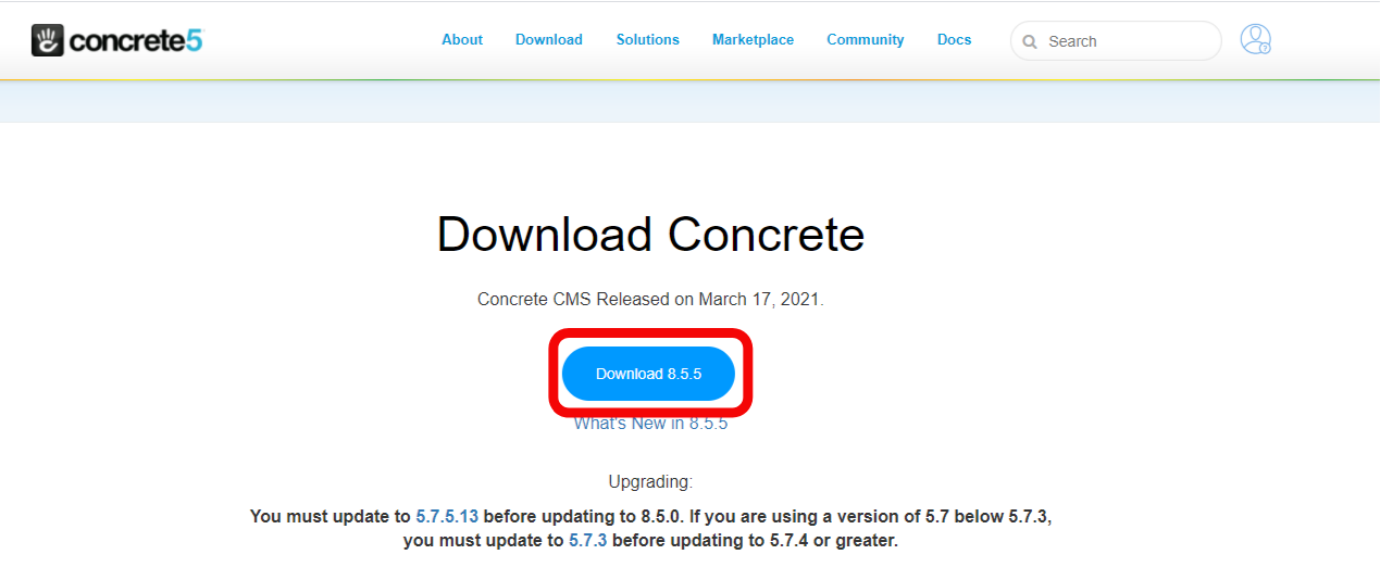 download concrete5
