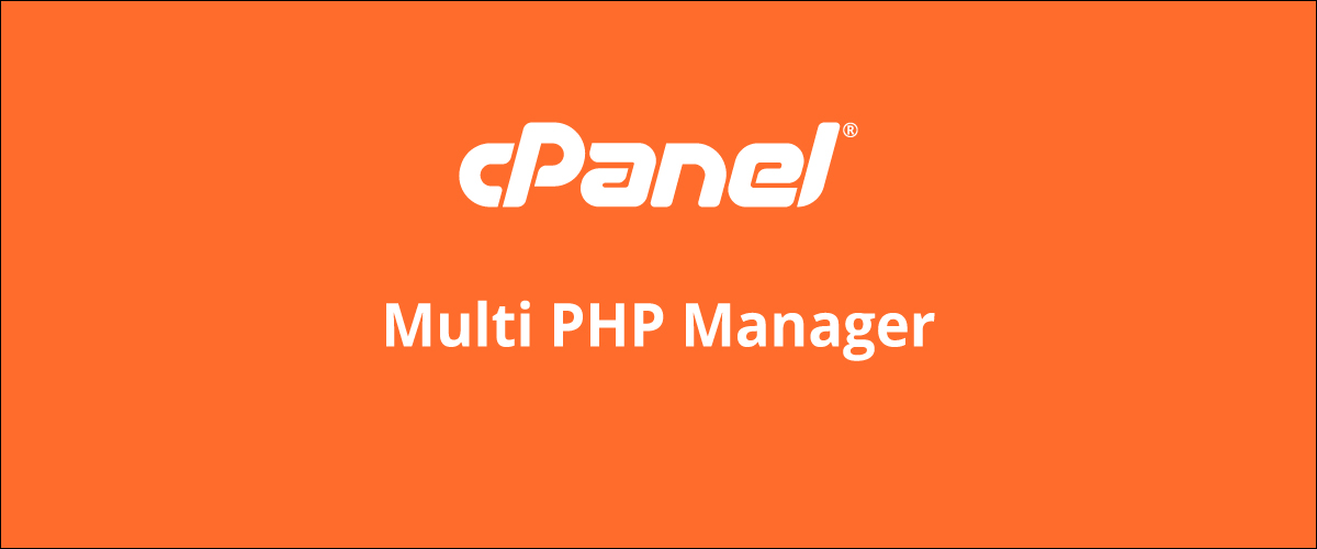 Multiphp Manager? How to update php version in cpanel