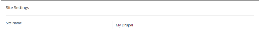  drupal 7 site name