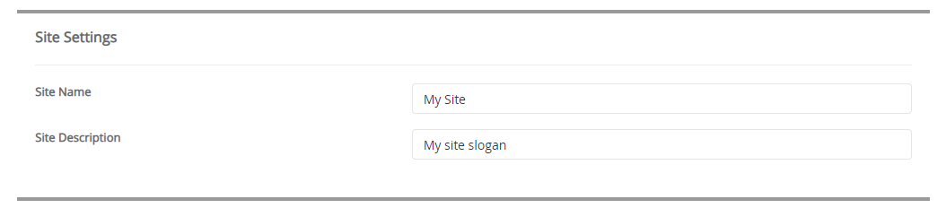 site setting of textpattern